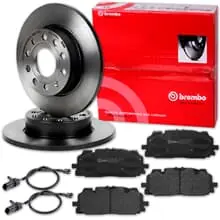brembo BREMSSCHEIBEN 350mm + BELÄGE VORNE passend für VW TOUAREG CR + AUDI Q7 4M Beliebt