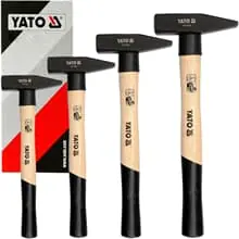 4x YATO FÄUSTEL SCHLOSSERHAMMER SCHLOSSER HAMMER 200g-400g-600g-800g HOLZSTIEL Sichere Zahlung