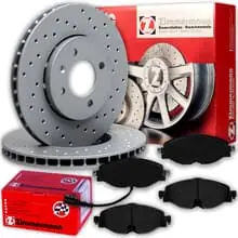 Mega-Angebot ZIMMERMANN SPORT BREMSSCHEIBEN+BELÄGE VORNE für AUDI A3 LEON OCTAVIA KODIAQ