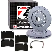 Zimmermann BREMSSCHEIBEN 370mm + BELÄGE VORNE für AUDI TT RS SEAT LEON CUPRA 5F Aktuell