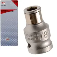 Expressversand BGS BIT-ADAPTER 10mm 3/8" ZOLL zu 6,3mm 1/4" ZOLL BIT-HALTER 4-KANT auf 6-KANT