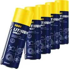 Sofort Bestellen 5x 400ml MANNOL 9881 LITHIUM SPRAY SPRÜHFETT SCHMIERFETT FETTSPRAY LITHIUMSPRAY