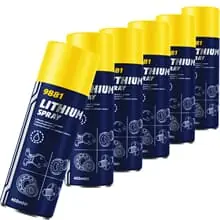 6x 400ml MANNOL 9881 LITHIUM SPRAY SPRÜHFETT SCHMIERFETT FETTSPRAY LITHIUMSPRAY Jetzt Bestellen