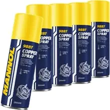 5x250 ml MANNOL 9887 COOPER KUPFER SPRAY PASTE BREMSENSPRAY BREMSENREPARATUR Jetzt Kaufen