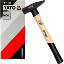 YATO SCHLOSSERHAMMER SCHLOSSER HAMMER 1000g 1,0kg FÄUSTEL HOLZSTIEL STIELSCHUTZ Geprüft