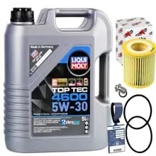 1x FILTER ÖLFILTEREINSATZ+LIQUI 5W30 ÖL FÜR OPEL ASTRA H VECTRA CC ZAFIRA B Preisknaller