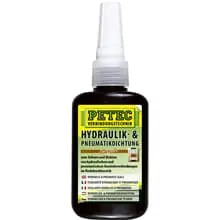 Neu Im Sortiment 50ml PETEC HYDRAULIK- UND PNEUMATIKDICHTUNG BRAUN KLEBEND DICHTEND HOCHDRUCK