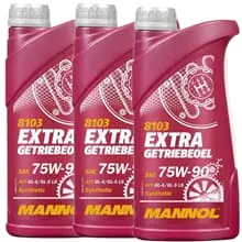 3 LITER GETRIEBEÖL MANNOL SAE 75W-90 API GL 4/GL 5 LS SCHALTGETRIEBEÖL Nur Für Kurze Zeit