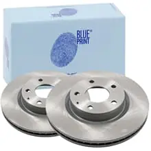2x BLUE PRINT BREMSSCHEIBEN SET VORNE LINKS+RECHTS passend für TOYOTA MR2 II Neu
