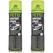2x500ml PETEC KONTAKTSPRAY ELECTRONIC KONTAKTREINIGER KORROSIONSSCHUTZ SPRAYDOSE Top-Angebot