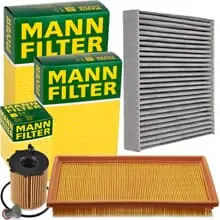 1x MANN FILTERSET INSPEKTIONSPAKET FÜR FIAT PANDA+500+C LANCIA YPSILON 312 Preis Gesenkt