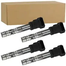 4x ZÜNDSPULE für AUDI A3 A4 B5 B6 B7 VW BORA GOLF 4 PASSAT SEAT SKODA 1.8 T 2.0 Saisonangebot