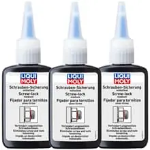 Letzte Chance 3x 50 GRAMM LIQUI MOLY 3802 SCHRAUBENSICHERUNG SCHRAUBENFEST MITTELFEST BLAU