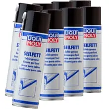 8x LIQUI MOLY 6135 SEILFETT SPRAY 500 ML HOHLRAUMVERSIEGLUNG UNTERBODENSCHUTZ Nur Heute