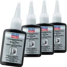 Zertifiziert 4x 50 GRAMM LIQUI MOLY 3804 SCHRAUBENSICHERUNG SCHRAUBENFEST HOCHFEST KLEBER