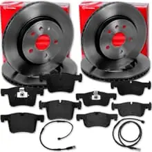brembo BREMSSCHEIBEN + BELÄGE VORNE + HINTEN passend für BMW 3er F30 F31 4er F32 Direkt Vom Hersteller