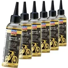 Zertifiziert 6x LIQUI MOLY KETTENÖL 6052 WET LUBE 100 ML FAHRRADKETTEN E BIKE FAHRRAD KETTE