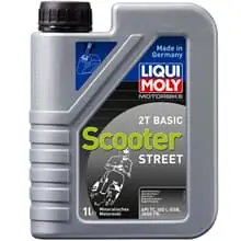 1x 1L LIQUI MOLY MOTORÖL 2T BASIC SCOTER STREET passend für API TC JASO FB Finale Aktion