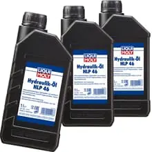Versand Am Gleichen Tag 3x 1L LIQUI MOLY 1117 HYDRAULIKÖL HLP 46 MINERALISCH MASCHINEN PUMPEN ANLAGEN