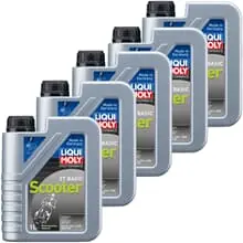 Finale Aktion 5x1L LIQUI MOLY MOTORÖL SCOOTER 2TAKT BASIC passend für API TC JASO FB