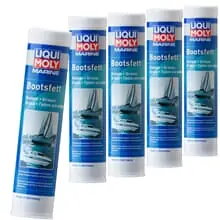 5x400 g LIQUI MOLY BOOTSFETT SALZWASSERFEST WASSERABWEISEND HOCHLEISTUNGSFETT Preisknaller
