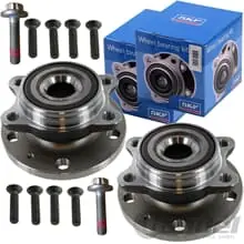 Saisonangebot 2x SKF RADLAGER + SKF RADNABE VORMONTIERT RADLAGERSATZ VORNE für AUDI A4 B8 8K