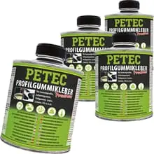 4x 93835 PETEC PROFILGUMMIKLEBER 350ML GUMMIKLEBER KLEBER KLEBSTOFF Zertifiziert
