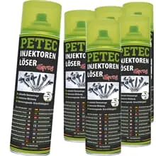 6x 500ml PETEC INEJKTORLÖSER SPRAY ZÜNDKERZEN GLÜHKERZENLÖSER ROSTLÖSER 70160 Billig