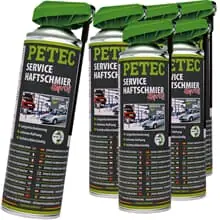 Billig 6x PETEC SERVICE-HAFTSCHMIERSPRAY TRANSPARENT 500 ml KFZ SCHMIERMITTEL 71550