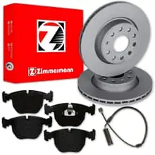Finale Aktion ZIMMERMANN BREMSSCHEIBEN 324mm + BELÄGE VORNE passend für BMW 7er E38 740i 740iL