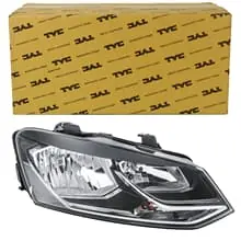 Sale TYC HAUPTSCHEINWERFER H7/H7 RECHTS passend für VW POLO V 1.0 - 2.0 GTI TDI TSI