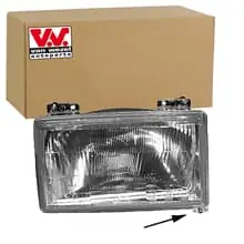 Echt VAN WEZEL H4 SCHEINWERFER RECHTS passend für CITROËN C25 FIAT DUCATO PEUGEOT J5