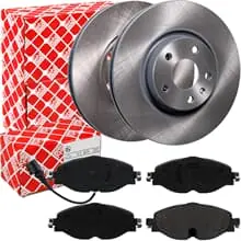 FEBI BREMSSCHEIBEN Ø312mm+ BELÄGE VORNE passend für AUDI A3 VW GOLF 7 PASSAT B8 Garantierte Lieferung