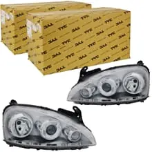 2xTYC H7/H7 SCHEINWERFER LINKS+RECHTS für OPEL CORSA C X01 COMBO TOUR AB 06.2003 Beliebt