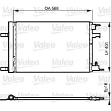 VALEO KLIMAKONDENSATOR für CHEVROLET CRUZE ORLANDO OPEL ASTRA CASCADA ZAFIRA Aktuell