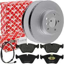 Markenware FEBI BREMSSCHEIBEN Ø325mm + BELÄGE + WK VORNE passend für BMW X3 E83 auch xDrive