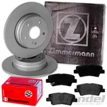Neue Kollektion ZIMMERMANN BREMSSCHEIBEN 262mm + BELÄGE HINTEN passend für KIA RIO 3 UB