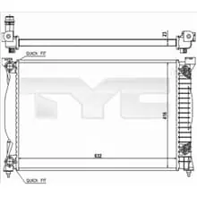 Beliebt TYC KÜHLER MOTORKÜHLUNG passend für AUDI A4 A6 SEAT EXEO 702-0014-R
