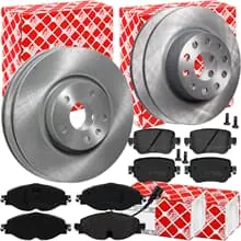 FEBI BREMSSCHEIBEN + BELÄGE VORNE + HINTEN passend für VW SHARAN 7N ALHAMBRA 710 Neu Im Sortiment
