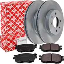 Heißes Angebot FEBI BREMSSCHEIBEN 256mm+ BELÄGE VORNE passend für KIA RIO 2 HYUNDAI i20 ACCENT
