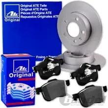 ATE BREMSSCHEIBEN 251mm + BELÄGE HINTEN passend für FIAT TIPO 356 Limo + Kombi Echt