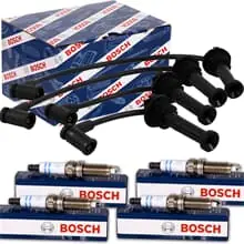 BOSCH ZÜNDKERZEN+ZÜNDKABEL passend für FORD FOCUS I FORD MONDEO II FORD COUGAR Begrenztes Angebot