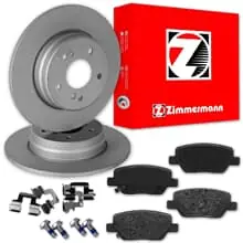 Bestpreis ZIMMERMANN BREMSSCHEIBEN 251mm + BELÄGE HINTEN passend für FIAT TIPO 356