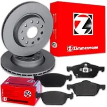 Preisknaller Zimmermann BREMSSCHEIBEN 293mm + BELÄGE VORNE passend für HONDA CIVIC 10 X FK FC