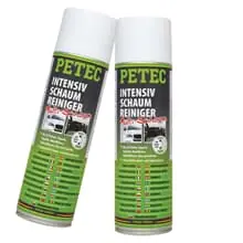 Heißes Angebot 2x PETEC 500ml INTENSIV-SCHAUMREINIGER MULTI-SCHAUM TEPPICH-POLSTERREINIGER