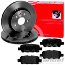brembo BREMSSCHEIBEN 292mm + BELÄGE HINTEN passend für RENAULT KOLEOS 1 HY Letzte Chance