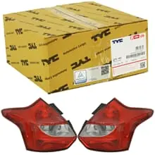 2x TYC HECKLEUCHTE RÜCKLEUCHTE LINKS/RECHTS passend für FORD FOCUS III Markenware