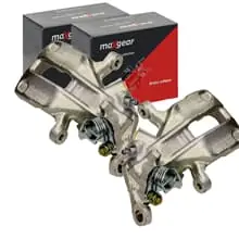2X MAXGEAR BREMSSATTEL HINTEN VOR DER ACHSE PASSEND FÜR AUDI 100 80 90 A6 A8 Sonderaktion
