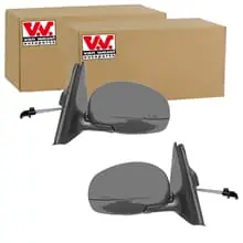 2x VAN WEZEL AUßENSPIEGEL SCHWARZ RAUH LINKS+RECHTS passend für SKODA ROOMSTER Top-Angebot