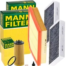 MANN FILTER INSPEKTIONSPAKET passend für BMW 1er F40 2er F44 X2 F39 265+306 PS Günstig